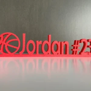 Basketball Name Plate